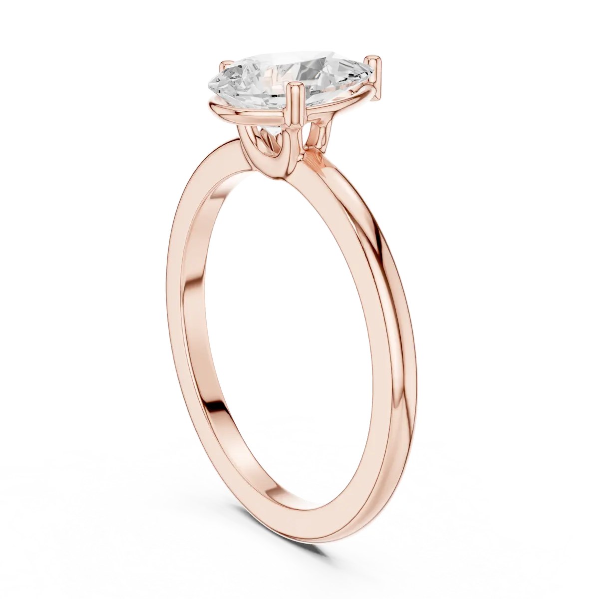 Pear Shape Diamond Ring Solitaire Setting