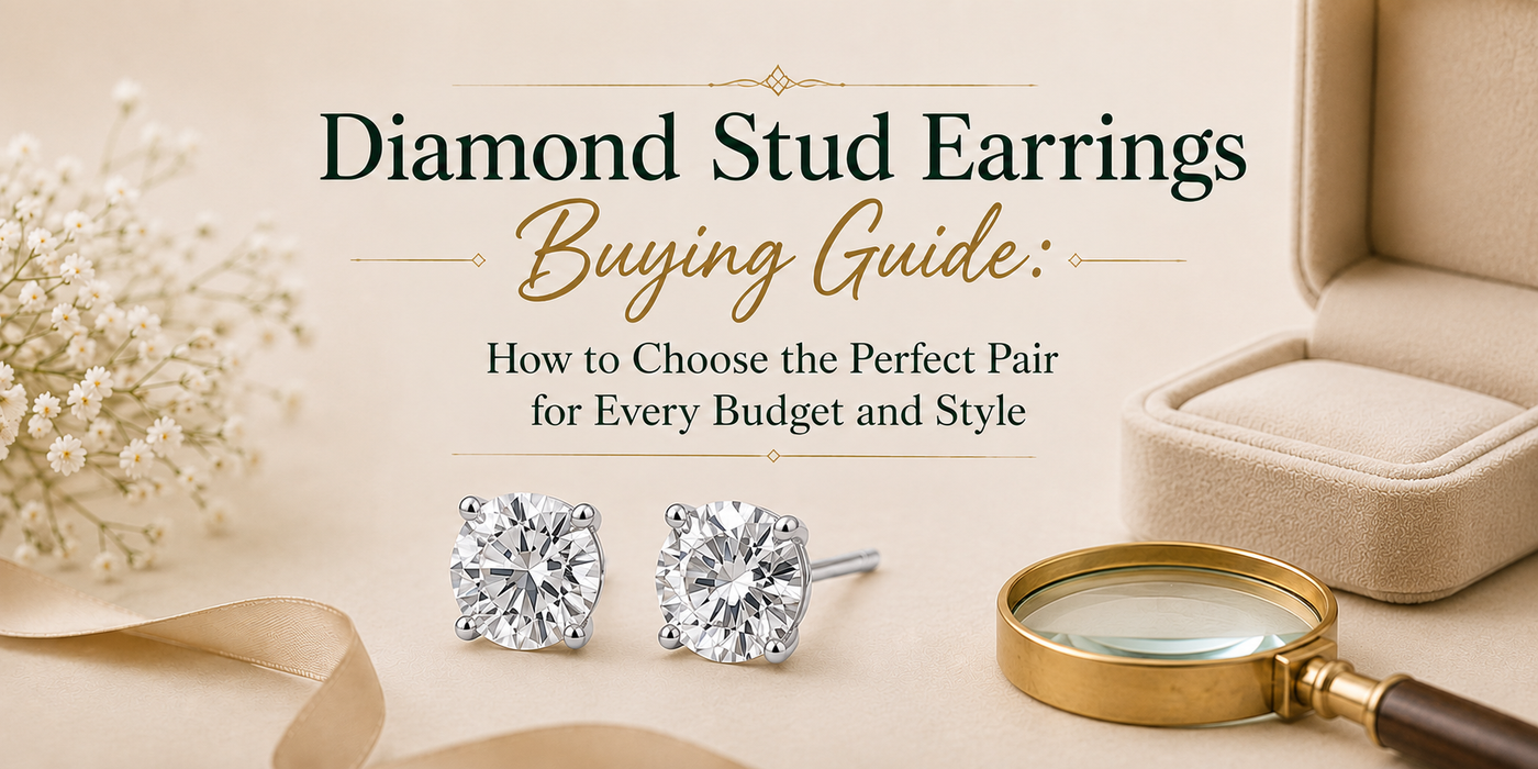 Diamond stud earrings buying guide to follow for getting the perfect pair for every budget and style.