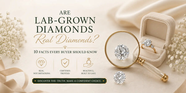 Understand lab-grown diamonds are real diamonds with facts.