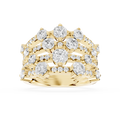 2 Carat Round Lab Grown Diamond Cocktail Ring For Engagement mvp:YG:01