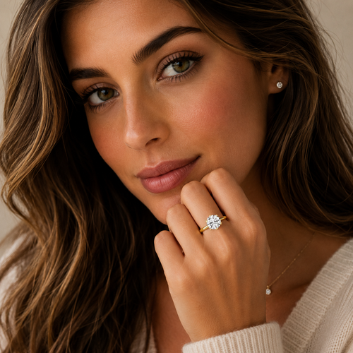 3 Carat Round Diamond Engagement Ring
