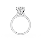 Diamond ring with a white background