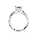Diamond ring with a white background