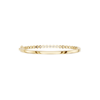 Gold bracelet on a white background
