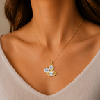 Lab Grown Diamond Evil Eye Pendant