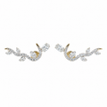 Nature Inspired Lab Grown Diamond Climber Earrings