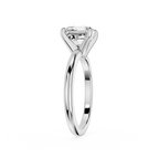 Diamond ring with a white background