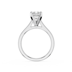 Diamond ring with a white background