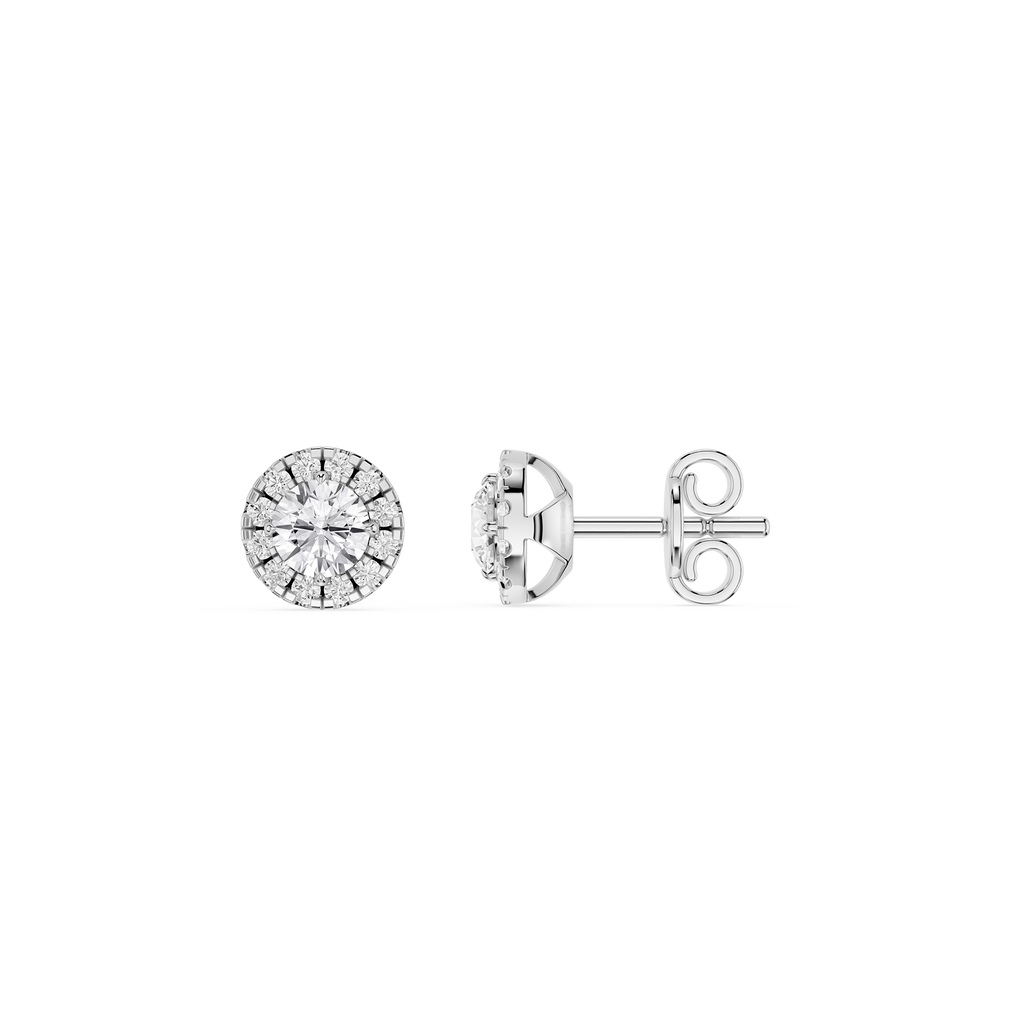 Designer handbag with monogram pattern on a light gray background