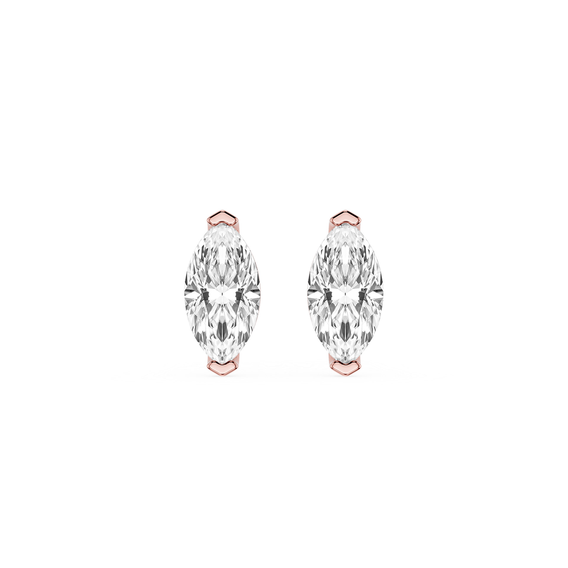 Metal suspension control arm on a white background