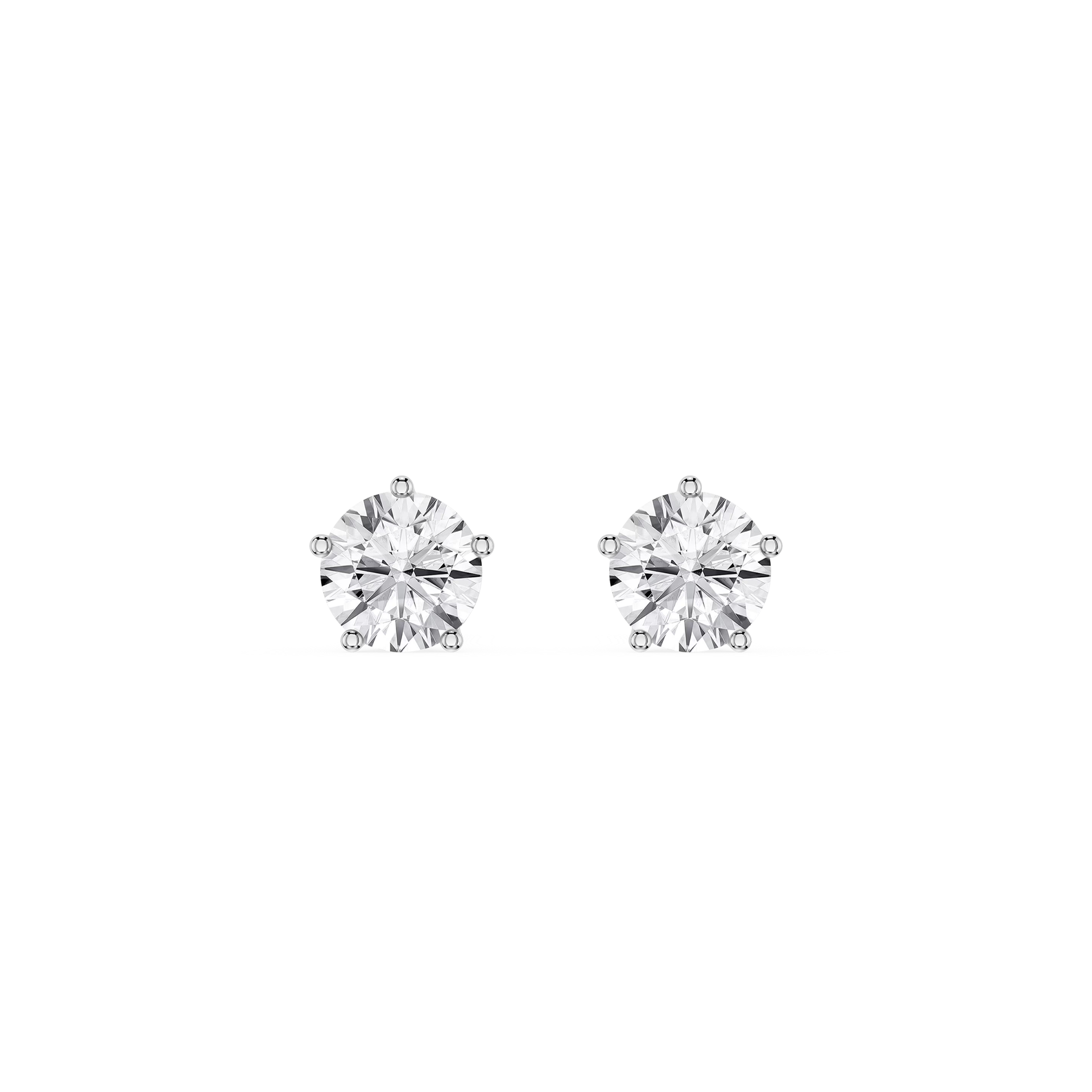 Two gray plastic clips on a white background