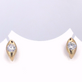 2 Carat Round Lab Grown Bezel Set Diamond Stud Earrings
