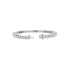 Lab Grown Round Bezel Diamond Tennis Bracelet