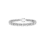 Lab Grown Diamond Marquise Floral Tennis Bracelet