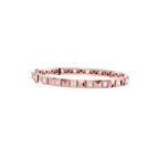Lab Grown Emerald Cut Diamond Station Bangle Bracelet