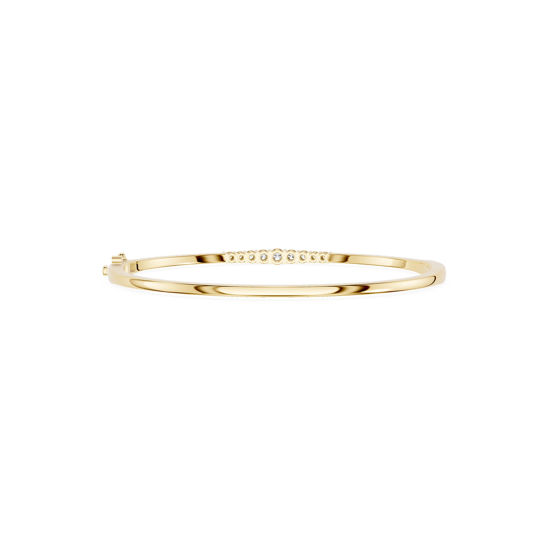 Lab Grown Diamond Line Bangle Bracelet for Women