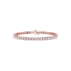 Lab Grown Diamond Bezel Set Tennis Bracelet