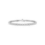 Lab Grown Diamond Bezel Set Tennis Bracelet