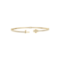 Lab Grown Emerald Cut Diamond Tennis Bangle Bracelet