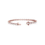 Lab Grown Pear Shape Diamond Tennis Bracelet