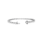 Lab Grown Pear Shape Diamond Tennis Bracelet