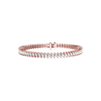 Lab Grown Marquise Diamond Tennis Bracelet