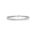 Lab Grown Marquise Diamond Tennis Bracelet