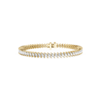 Lab Grown Marquise Diamond Tennis Bracelet