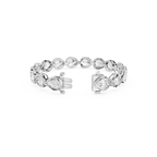 Lab Grown Pear Bezel Diamond Tennis Bracelet