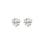 Round Cut Lab Diamond Martini Stud Earrings