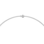 Classic Round Cut Lab Grown Diamond Tennis Necklace