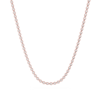 Bezel Set Pear Cut Lab Grown Diamond Tennis Necklace