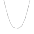 Bezel Set Pear Cut Lab Grown Diamond Tennis Necklace
