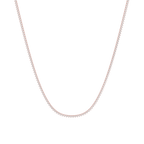 Classic Round Cut Lab Grown Diamond Tennis Necklace