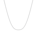 Classic Round Cut Lab Grown Diamond Tennis Necklace
