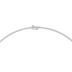 Classic Round Cut Lab Grown Diamond Tennis Necklace