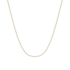 Classic Round Cut Lab Grown Diamond Tennis Necklace