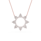 Lab Grown Diamond Open Star Pendant