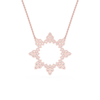 Lab Grown Diamond Open Star Pendant