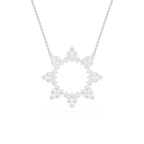 Lab Grown Diamond Open Star Pendant