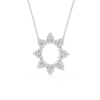 Lab Grown Diamond Open Star Pendant