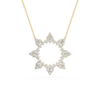 Lab Grown Diamond Open Star Pendant