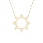 Lab Grown Diamond Open Star Pendant