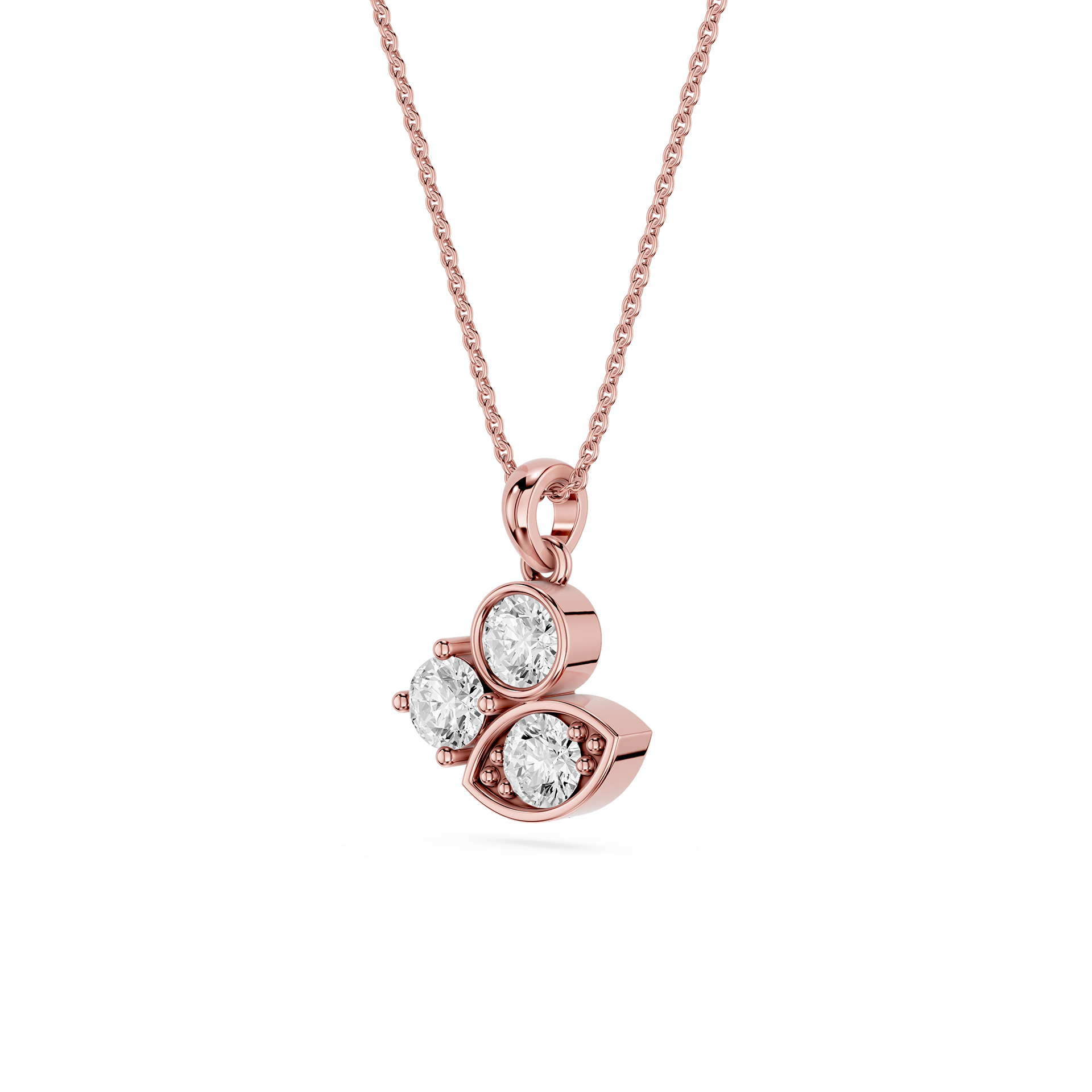 Lab Grown Diamond Evil Eye Pendant