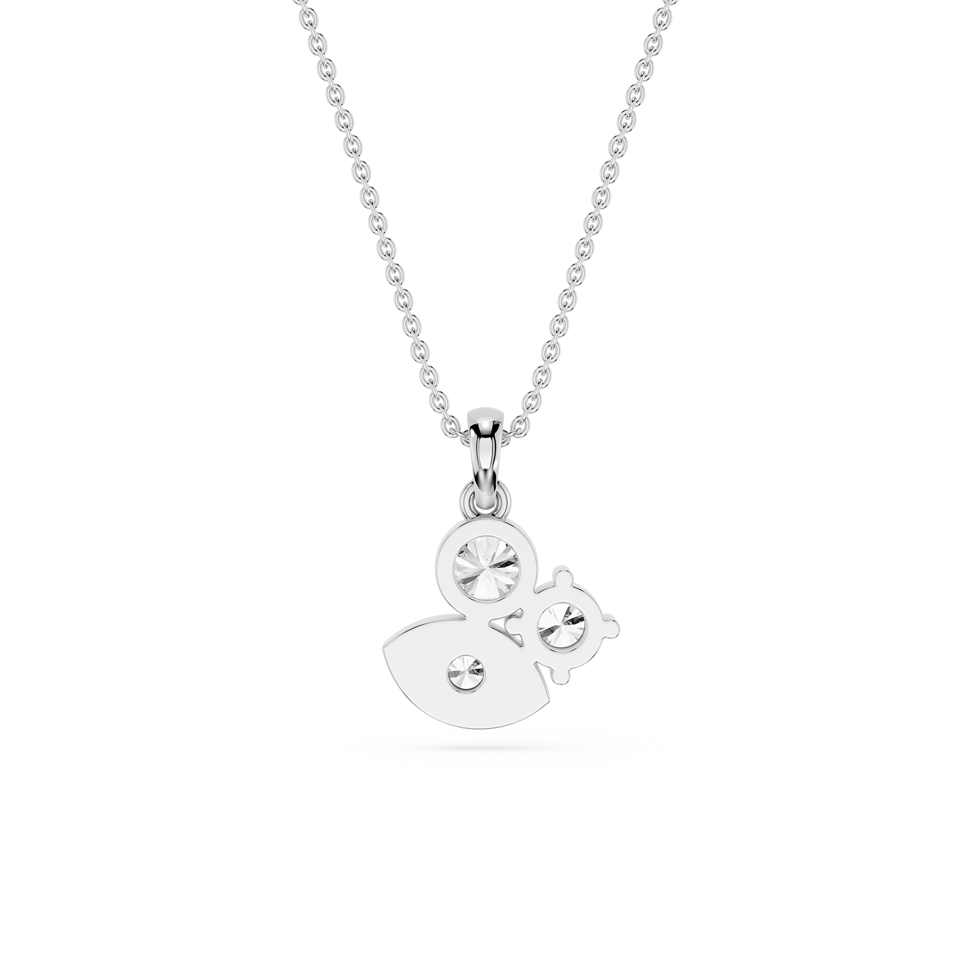 Lab Grown Diamond Evil Eye Pendant