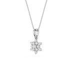 Lab Grown Diamond Snowflake Pendant