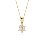 Lab Grown Diamond Snowflake Pendant