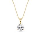 Oval Lab Grown Diamond Solitaire Pendant