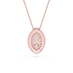 Marquise Lab Grown Diamond Halo Pendant