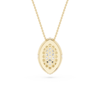 Marquise Lab Grown Diamond Halo Pendant